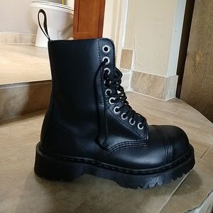 Dr. Martens steel toe boots